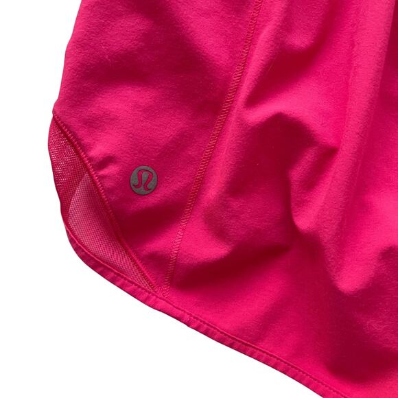 Lululemon Hotty Hot Shorts High Rise Hot Pink Size 6 - Picture 3 of 5
